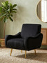 Holli Black Armchair
