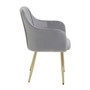 Darcy Grey Velvet Dining Chair