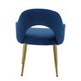 Dani Midnight Velvet Dining Chair