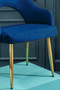 Dani Midnight Blue Velvet Dining Chair