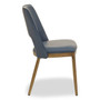 Gilden Blue Leather Effect Dining Chair