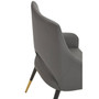 Gilden Grey Leather Effect Dining Chair