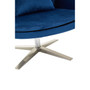 Navy Velvet Armchair