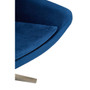 Navy Velvet Armchair