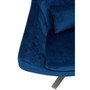 Navy Velvet Armchair