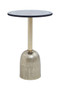 Inventivo Mosaic Top Gold Base Side Table