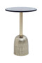 Inventivo Mosaic Top Gold Base Side Table