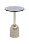 Inventivo Mosaic Top Gold Base Side Table