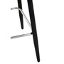 Warren Black Velvet Bar Chair