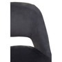 Warren Grey Velvet Bar Chair