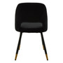 Warren Black Velvet Dining Chair