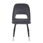 Warren Grey Velvet Dining Chair