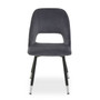 Warren Grey Velvet Dining Chair