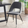 Warren Grey Velvet Dining Chair