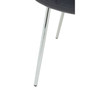 Warton Grey Velvet Dining Chair