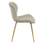 Warton Mink Velvet Dining Chair