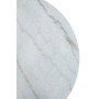 Jodie Set of Two White Marble and Gold Frame Table