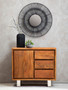 Simla Acacia Wood 1 Door and 3 Drawers Sideboard