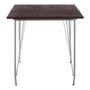 District Grey Metal and Elm Wood Table