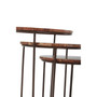 Boho Nest Of Three Natural Acacia Wood Tables