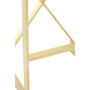 Azalea Ivory and Gold Finish Bar Stool