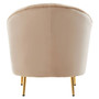 Yasmeen Mink Velvet Armchair
