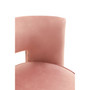 Yasmeen Pink Velvet Swivel Chair
