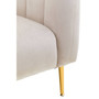 Yasmeen Silver Grey Velvet Armchair