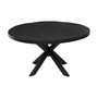 Arlo Black Mango Wood Round Dining Table