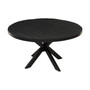 Arlo Black Mango Wood Round Dining Table
