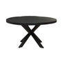 Arlo Black Mango Wood Round Dining Table