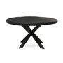 Arlo Black Mango Wood Round Dining Table