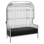 Eliza Silver Dome Cage Two Seat Sofa