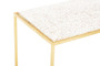 Templar Gold Finish Console Table