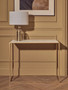 Templar Gold Finish Console Table