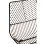 District Bronze Metal Wire Tapered Wire Chair