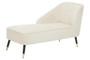 Yvette Cream Velvet Chaise Longue