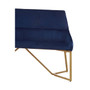 Vieste Midnight Velvet Bench