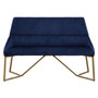 Vieste Midnight Velvet Bench