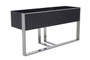 Genoa Grey Finish Console Table