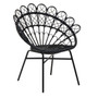 Java Black Rattan Peacock Chair