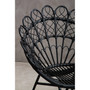 Java Black Rattan Peacock Chair