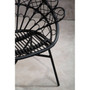 Java Black Rattan Peacock Chair