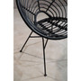 Java Black Rattan Round Chair