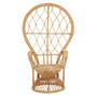 Java Natural Rattan Curved Chair