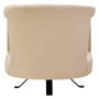 Hestia Beige Velvet Swivel Chair