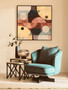 Hale Azure Velvet Swivel Chair
