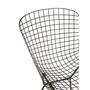 District Black Metal Wire Chair