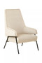 Henia Cream Velvet Chair