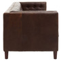 King Three Seat Buttoned Sofa